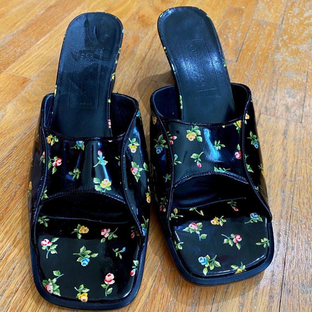 Cole Haan Size 8.5 AA Floral Sandal 2 in Heel